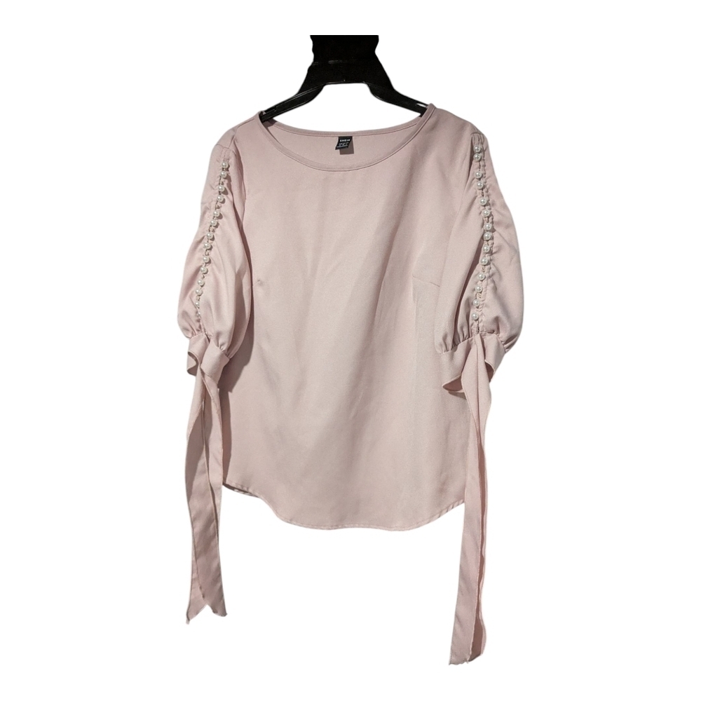 Elegant Pink Women's Top. Size M, US 6.